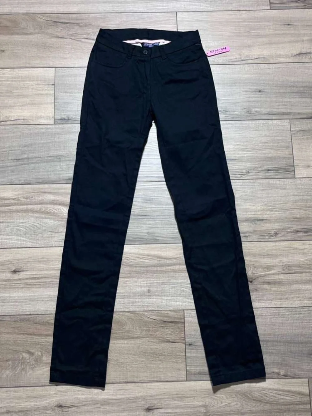 Izod Girls Skinny Schoolwear Uniform‎ Pants Size 1 Regular Black